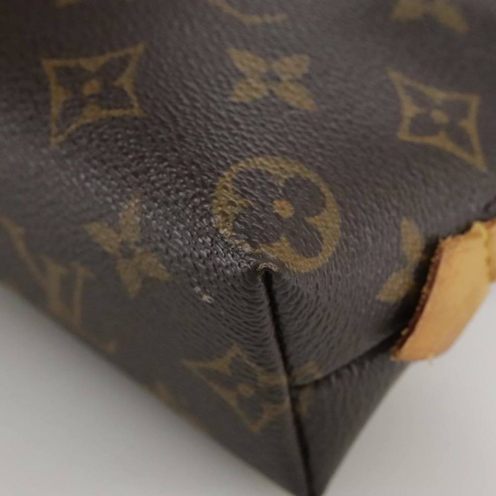 LOUIS VUITTON Monogram Pochette Cosmetic PM Cosmetic Pouch M47515 Auth 106931 - Picture 14 of 16